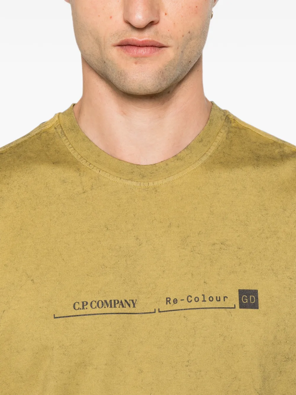 C.P. Company T-shirt met logopatroon Groen