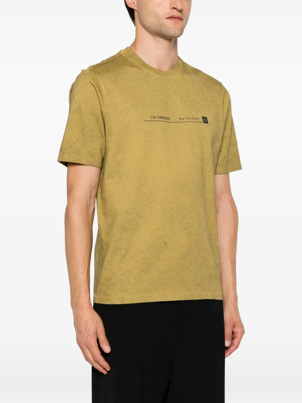 C.P. Company T-shirt met logopatroon Groen