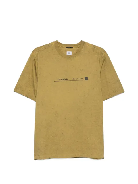 C.P. Company 30/2 mercerized jersey twisted short sleeve re-colour T-shirt
