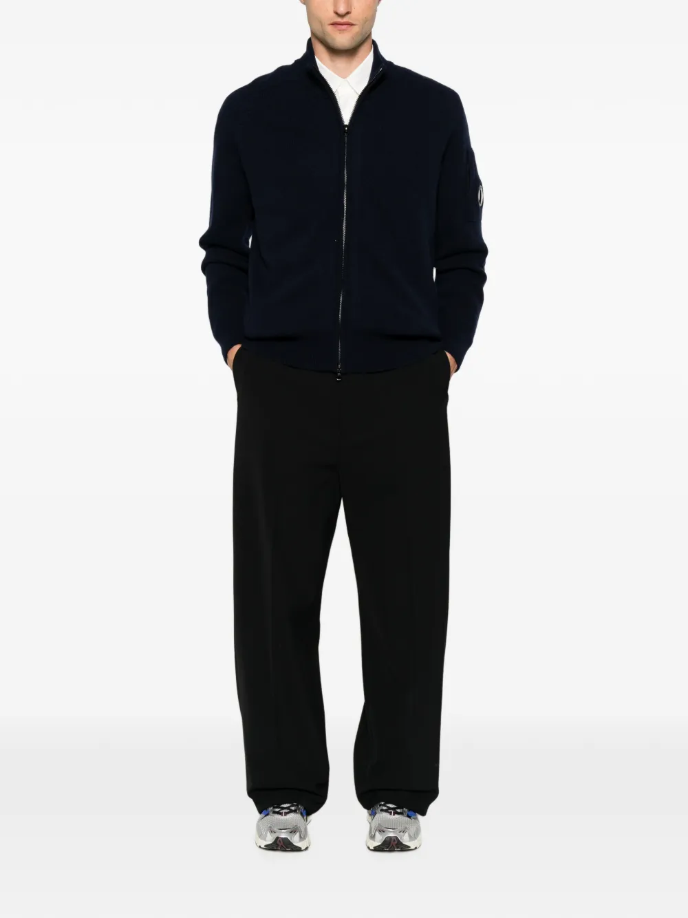 C.P. Company Vest met rits Blauw