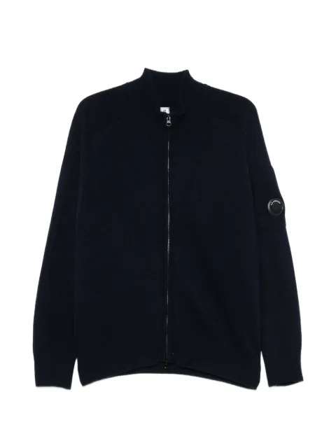 C.P. Company Lens-detail zip-up cardigan
