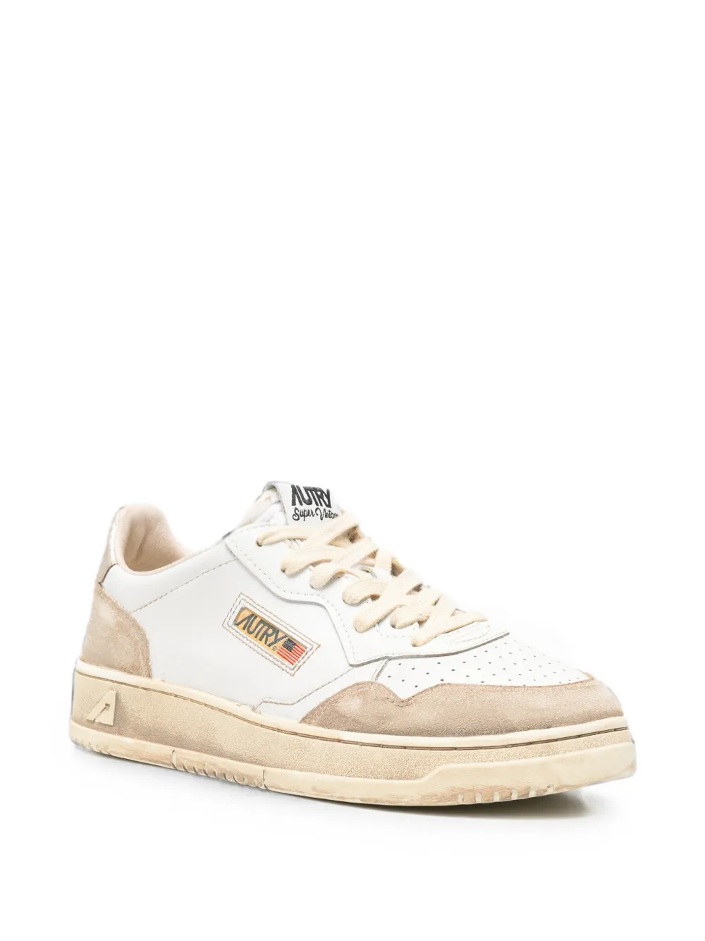 Autry Super Vintage logo-detail sneakers Wit