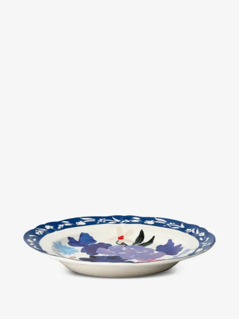 Bitossi Home floral-print scalloped-edge plates