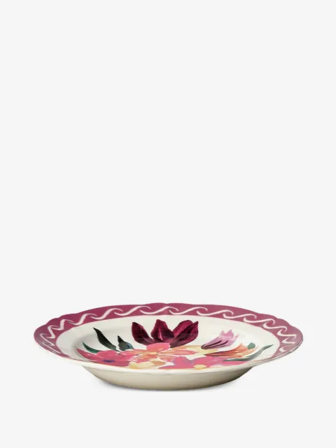 Bitossi Home 花卉印花扇贝形边餐盘