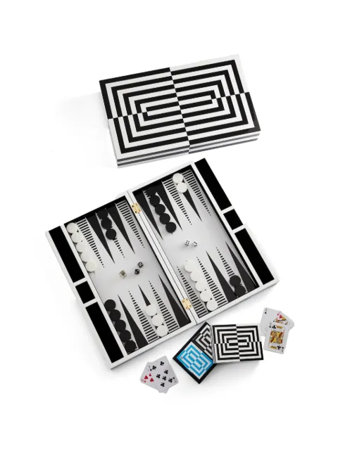 Jonathan Adler juego de backgammon con motivo geométrico
