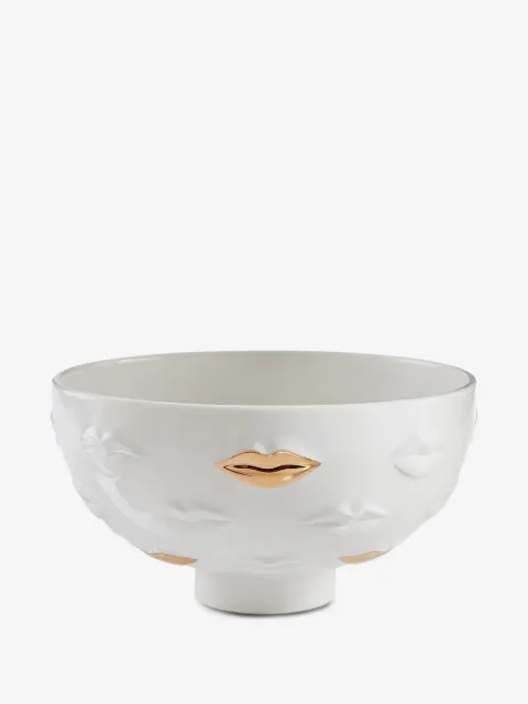 Jonathan Adler lip-embossed footed bowl