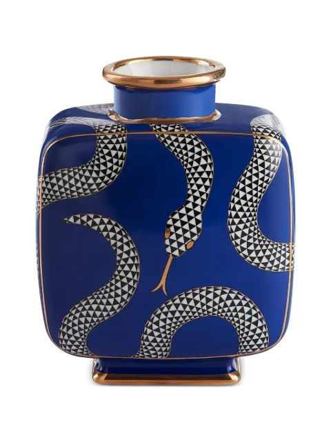 Jonathan Adler jarrón con estampado de serpiente