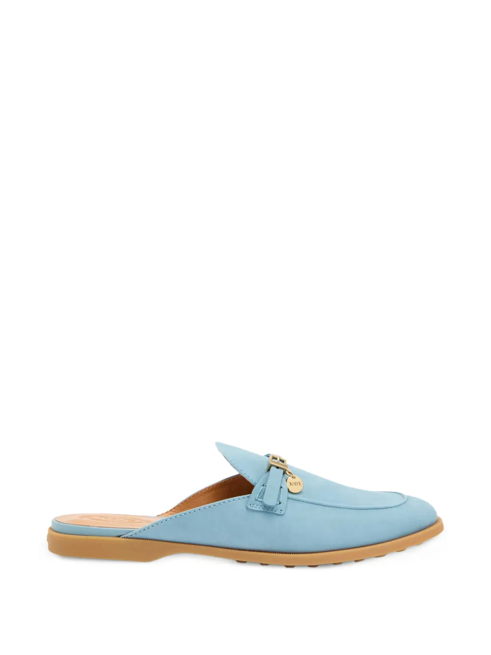 Tod's Mules in pelle con fibbia - Blu