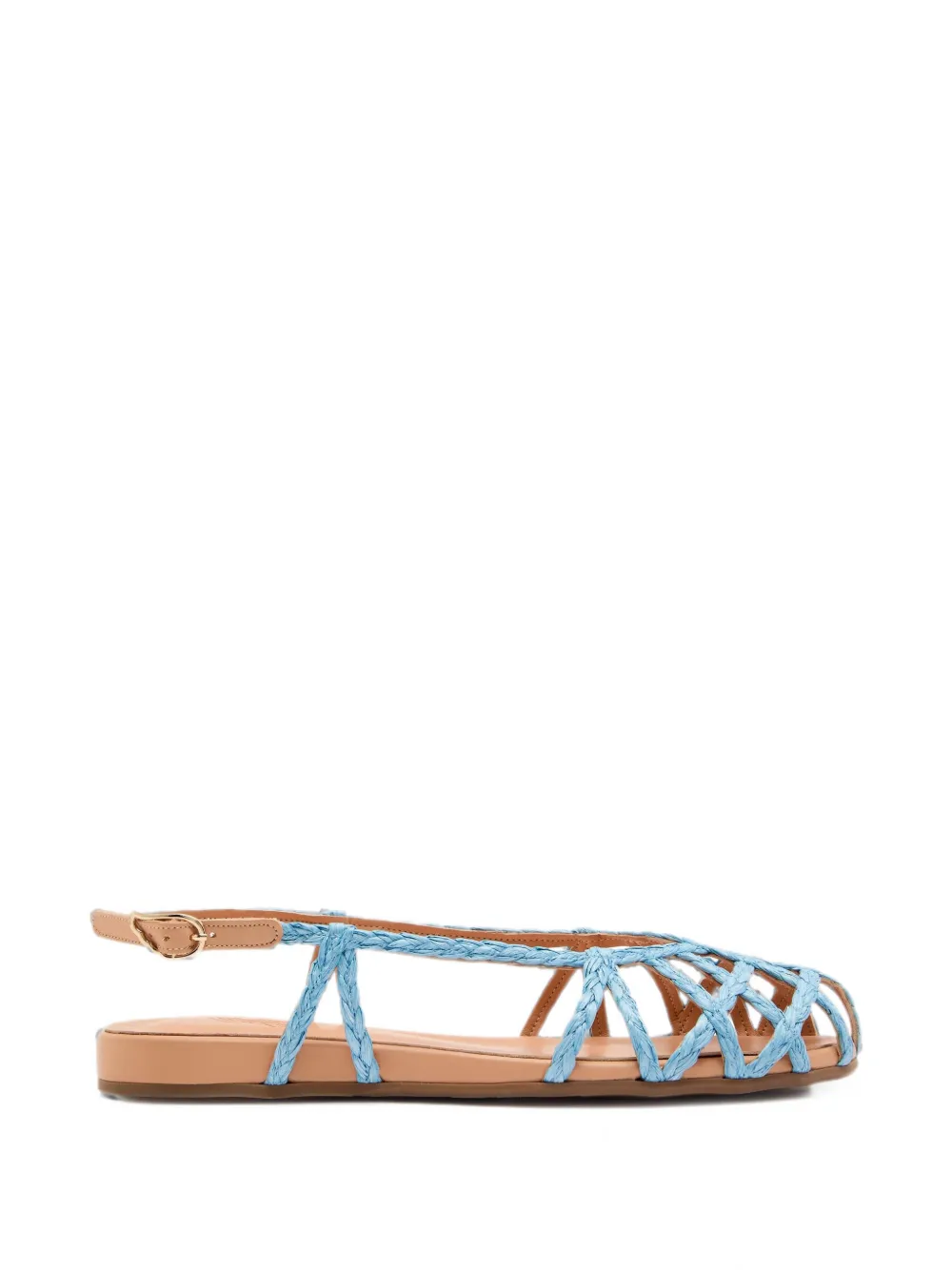 Ancient Greek Sandals braided slingback sandals Blauw
