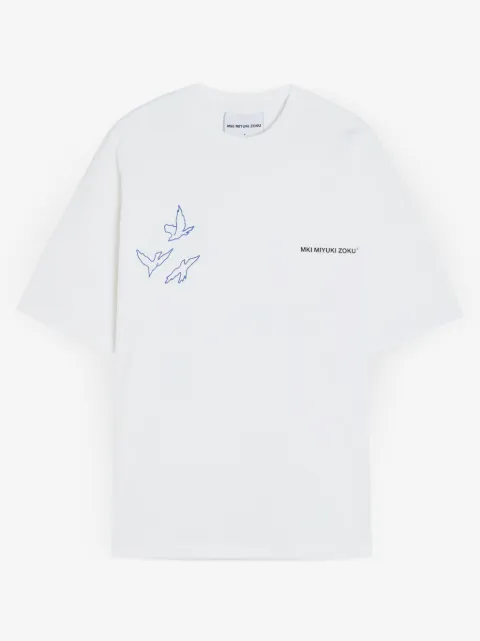 MKI Miyuki Zoku Flight bird-print T-shirt