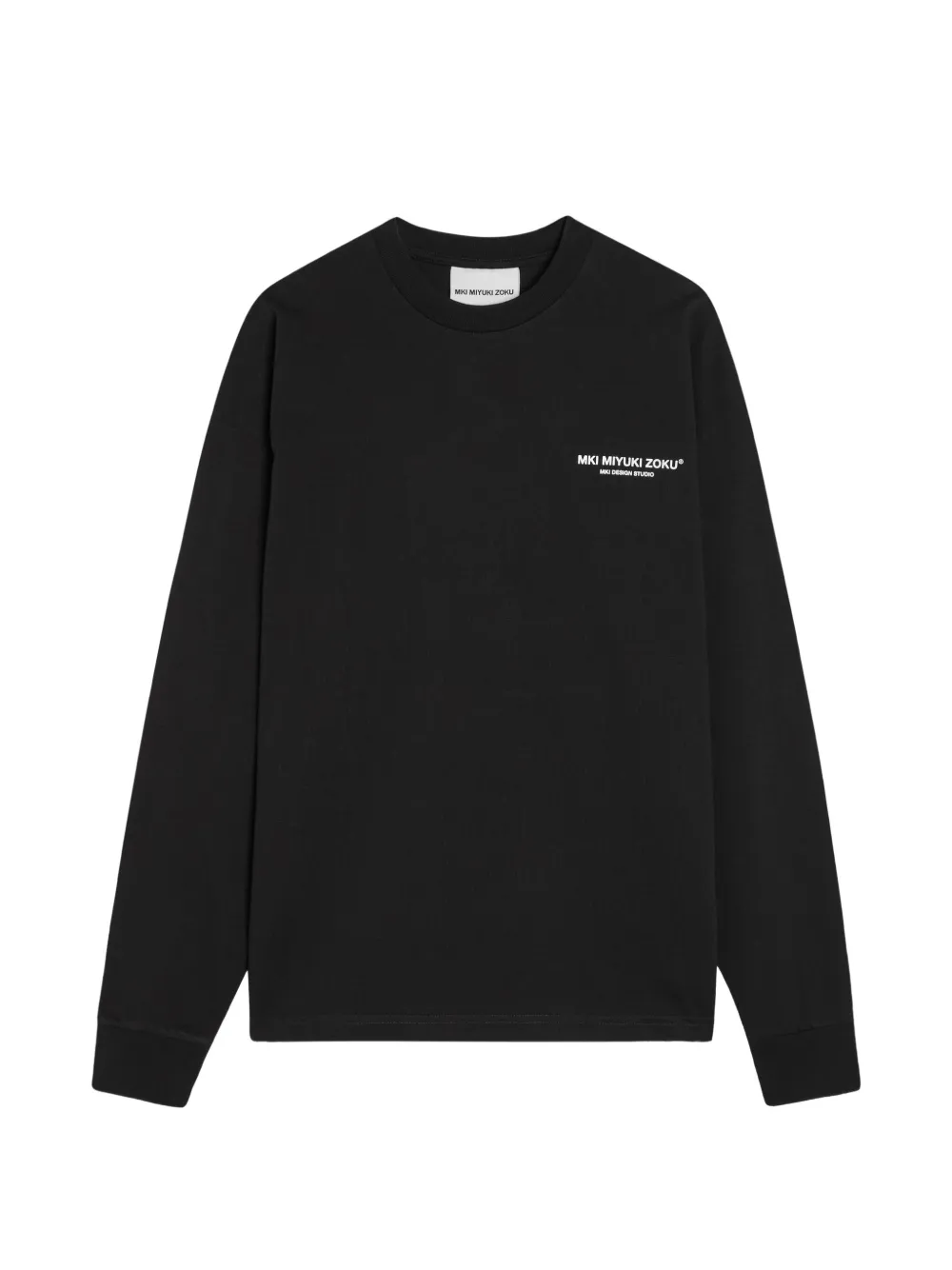 MKI Miyuki Zoku Design Studio Sweatshirt mit Logo-Print - Schwarz