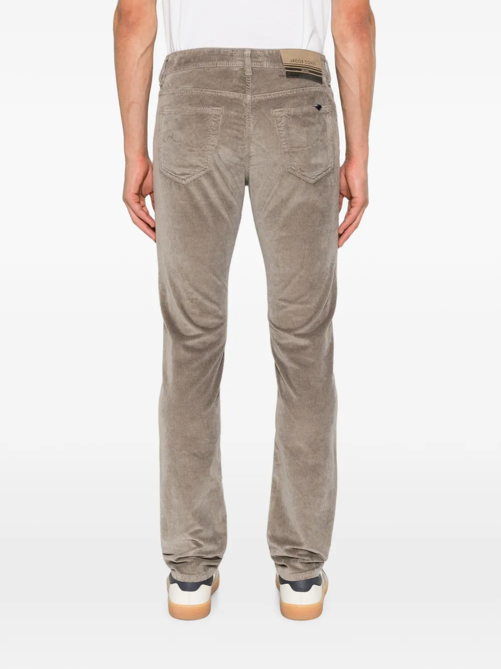 Jacob Cohën Ribfluwelen broek Beige