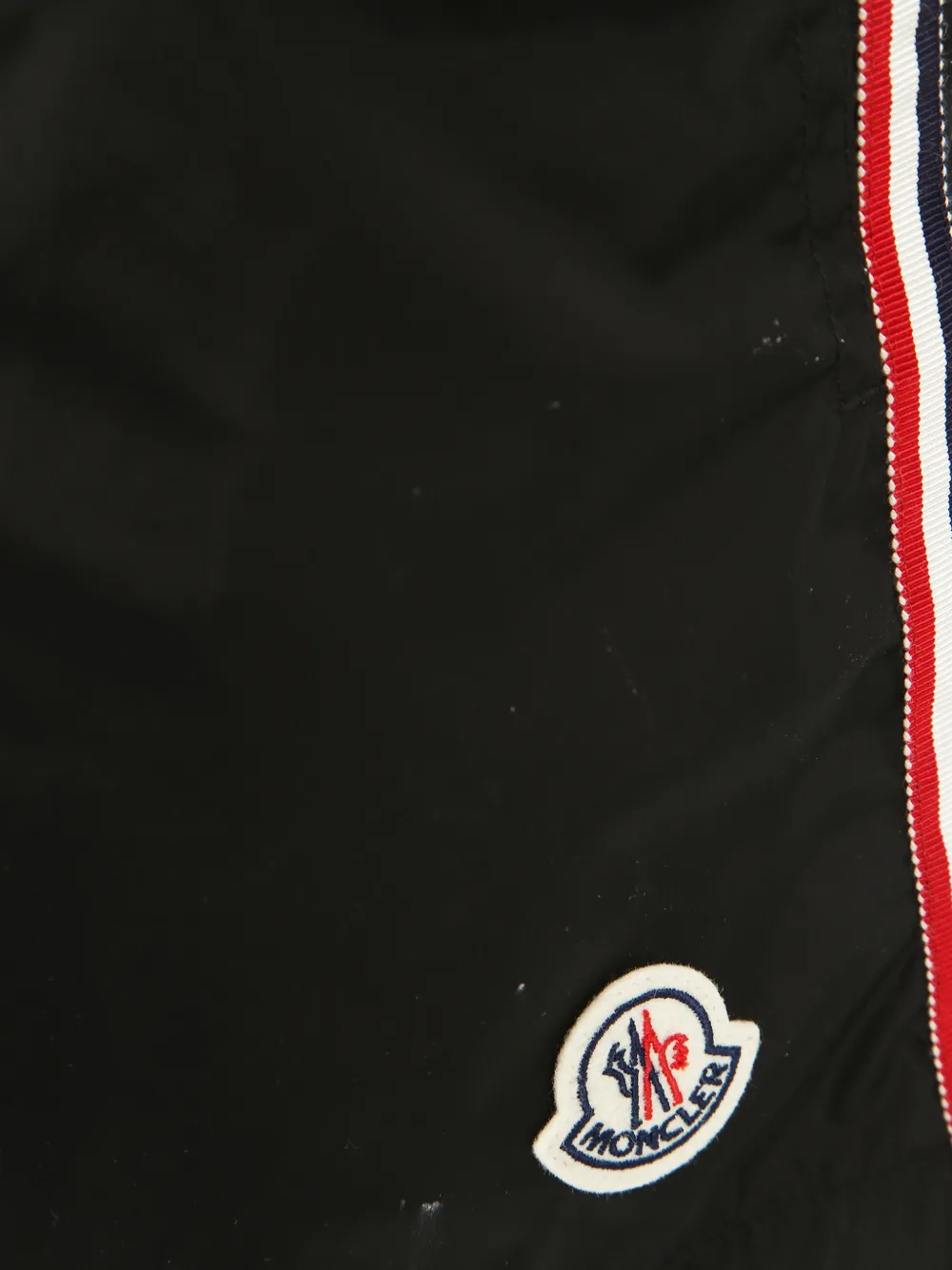 Moncler Zwembroek met logopatch Zwart