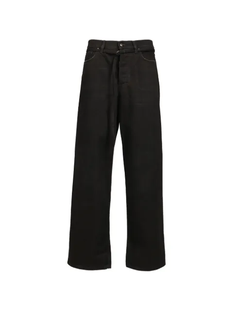 032c Down To Earth belted-waist jeans