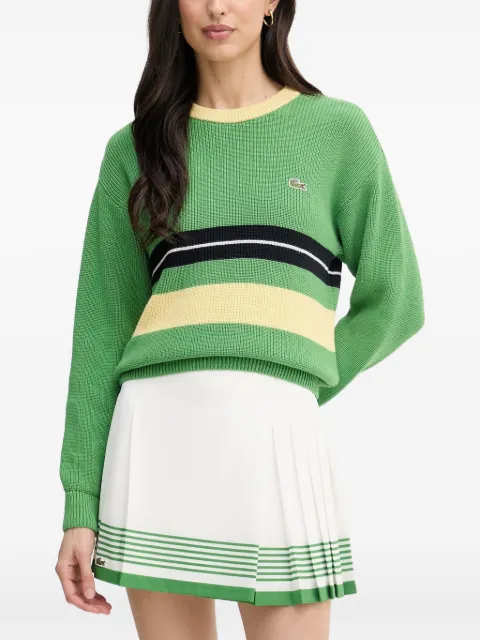 Lacoste pull à patch logo