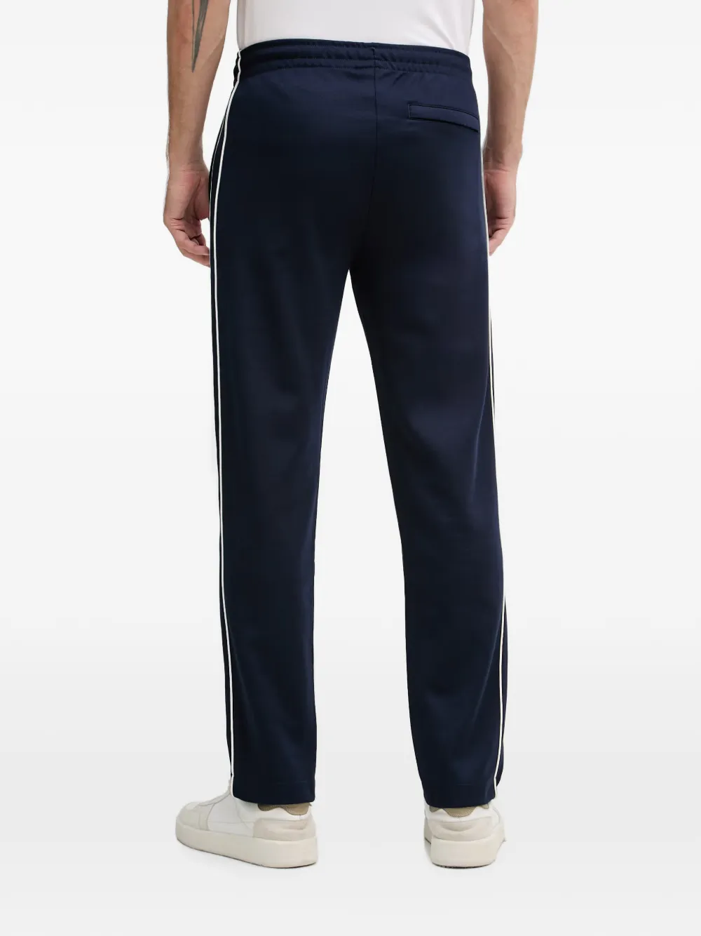 Lacoste Trainingsbroek met zijstreep Blauw