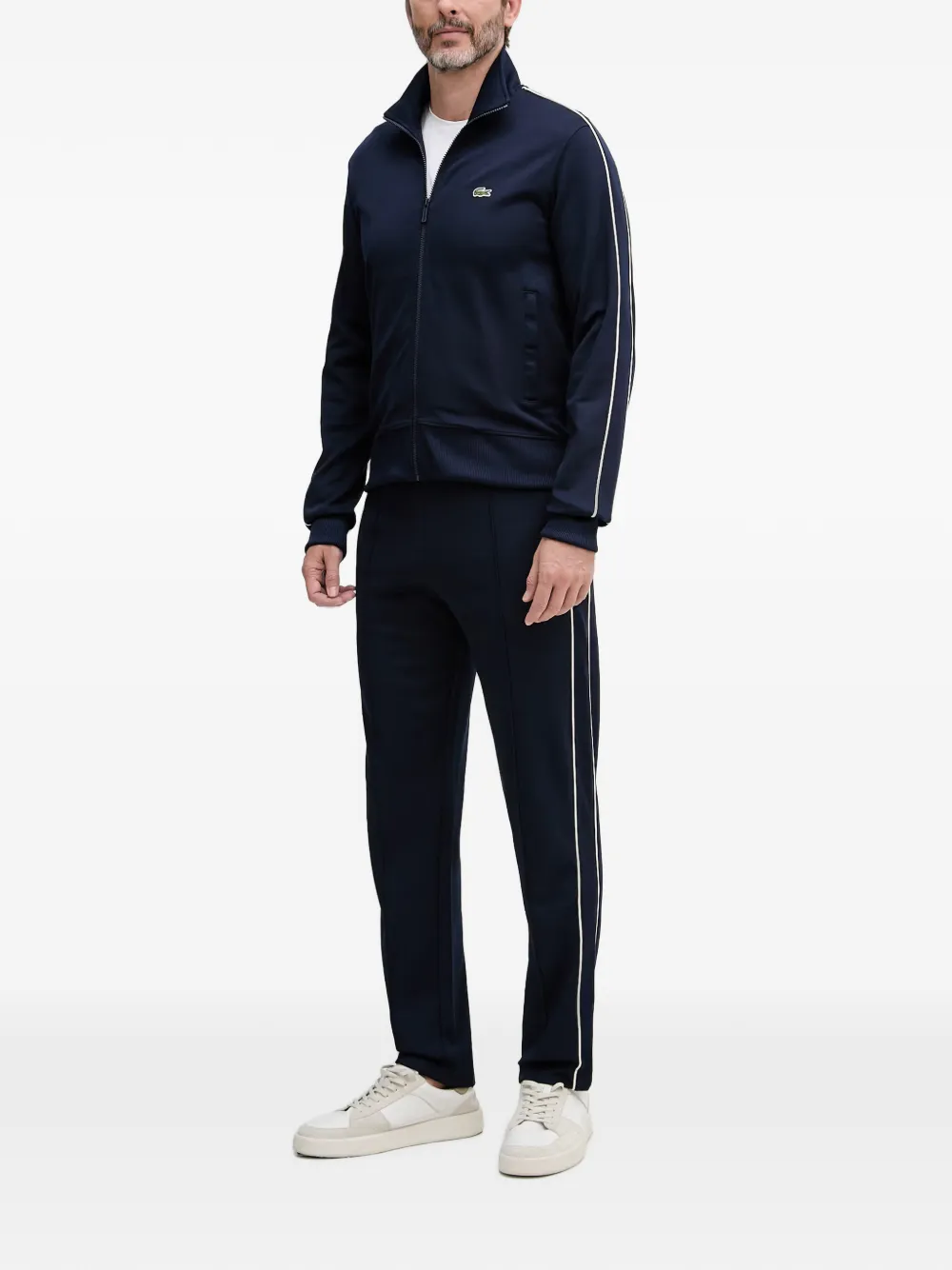 Lacoste Trainingsbroek met zijstreep Blauw