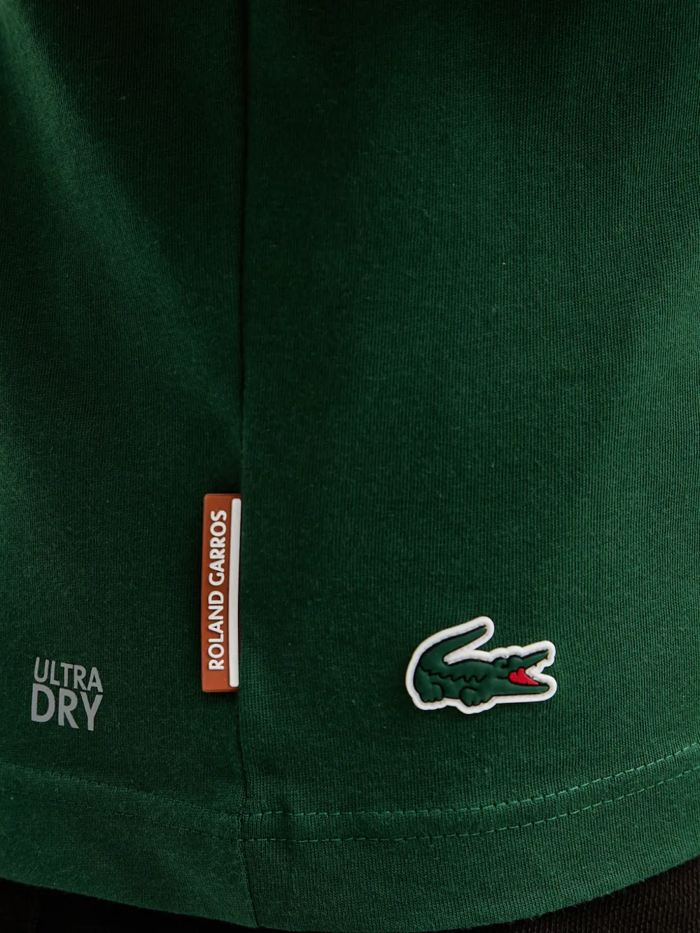 Lacoste T-shirt met logoprint Groen