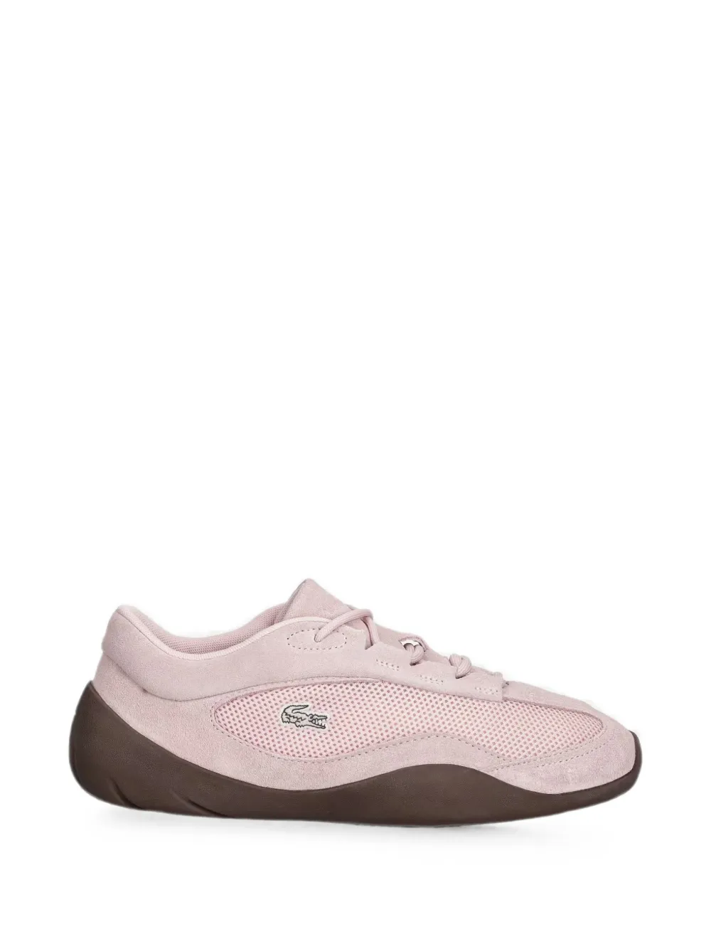 Lacoste Net Low suede sneakers - Rosa
