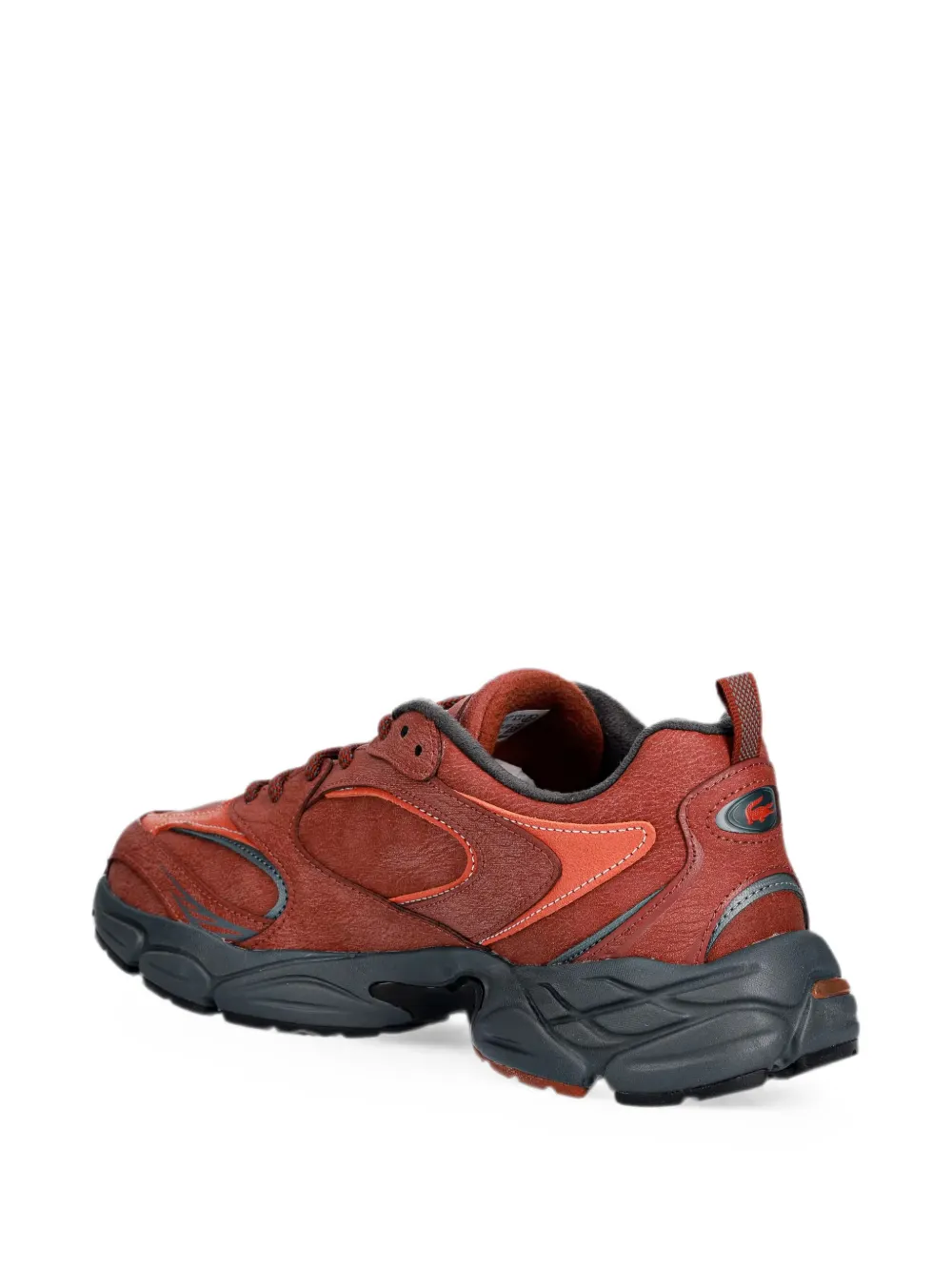 Lacoste Sneakers met logopatch Rood