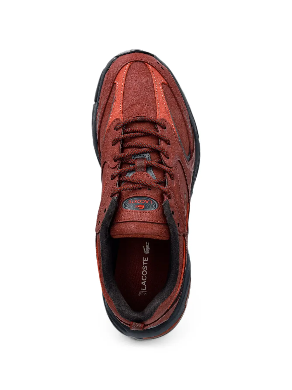 Lacoste Sneakers met logopatch Rood