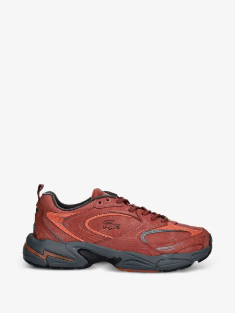 Lacoste logo-patch panelled sneakers