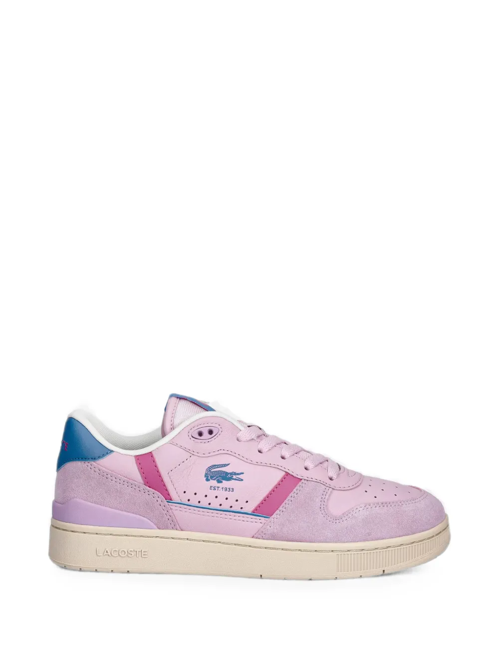 Lacoste Sneakers mit Logo-Patch - Rosa