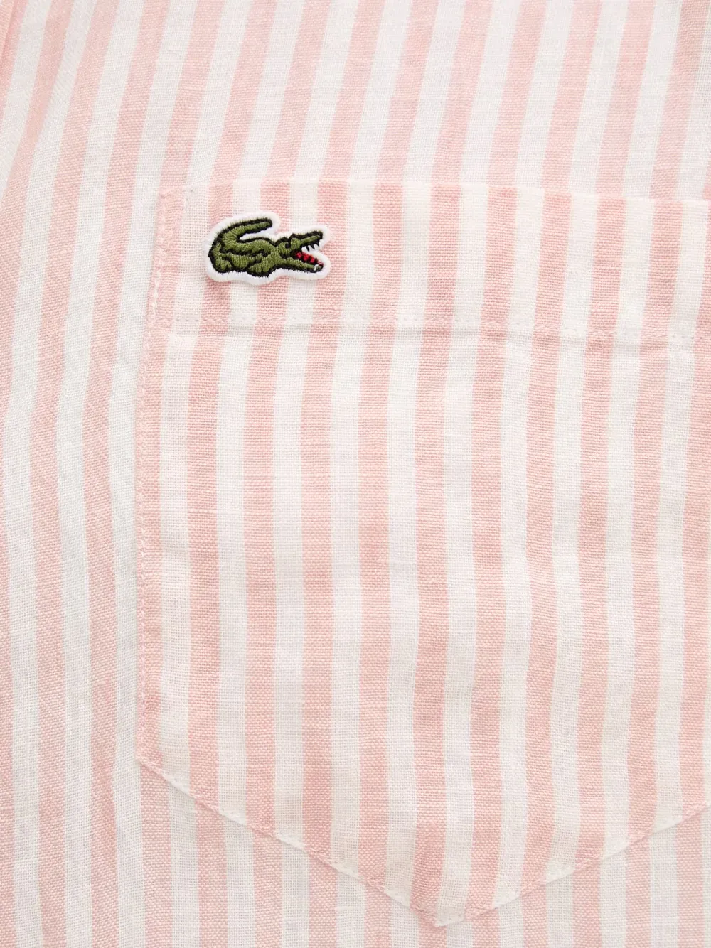 Lacoste Gestreept overhemd Roze