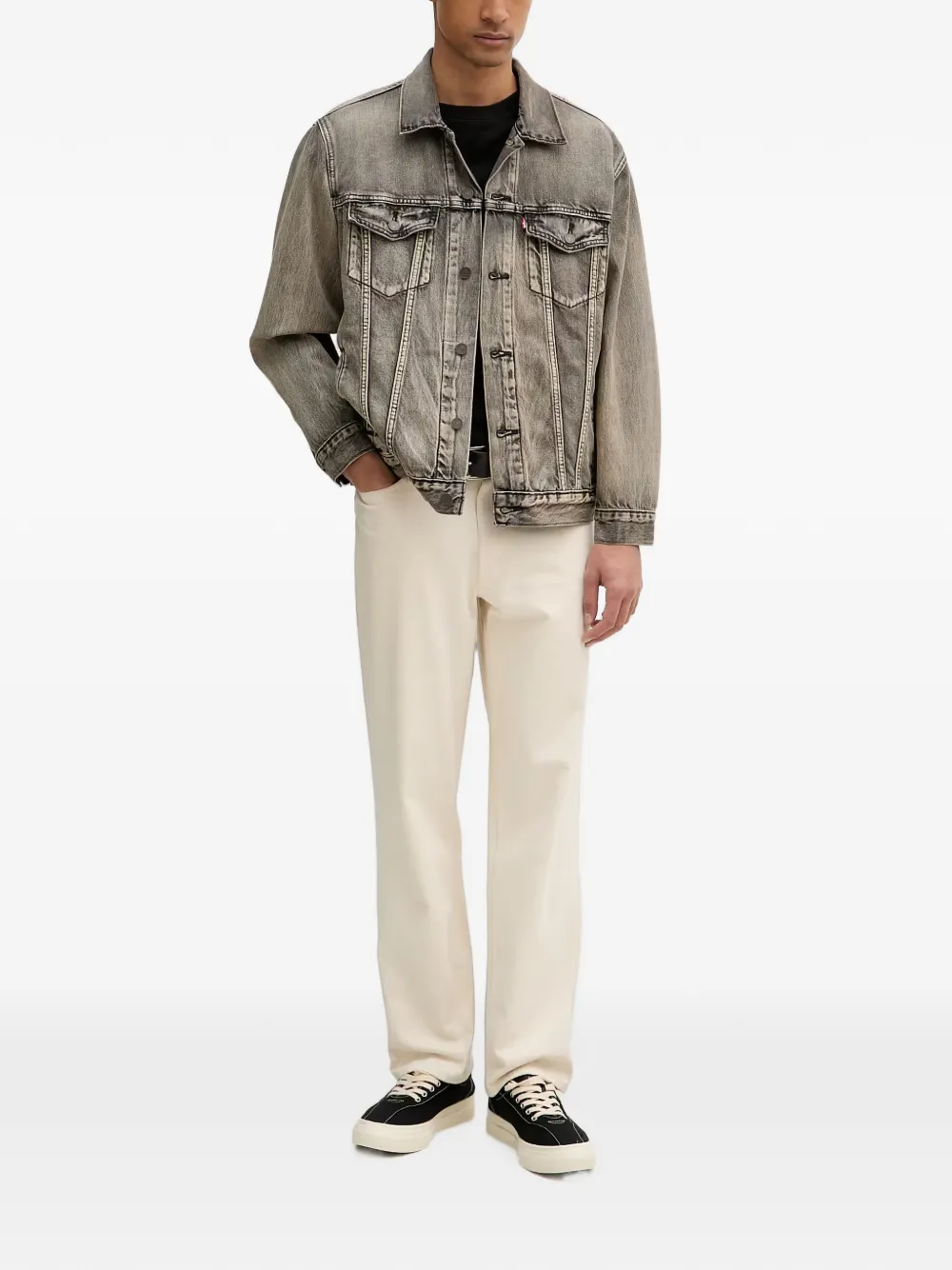 Levi's Denim jack Grijs