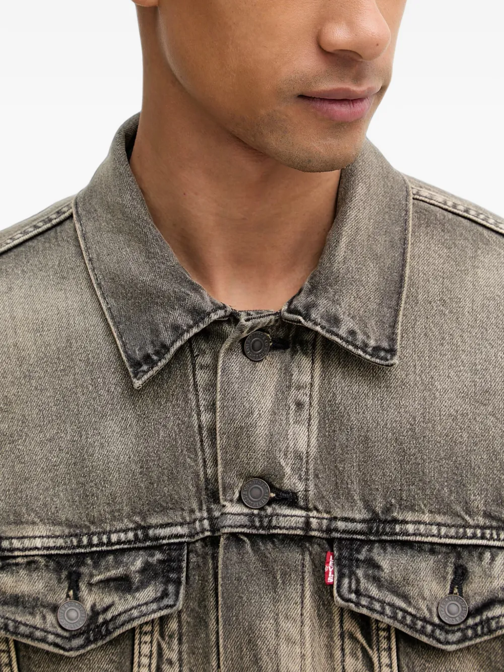 Levi's Denim jack Grijs