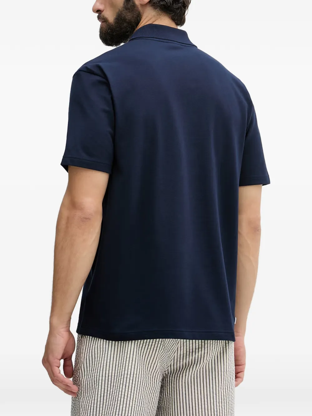 Lacoste Roland-Garros Club katoenen poloshirt Blauw