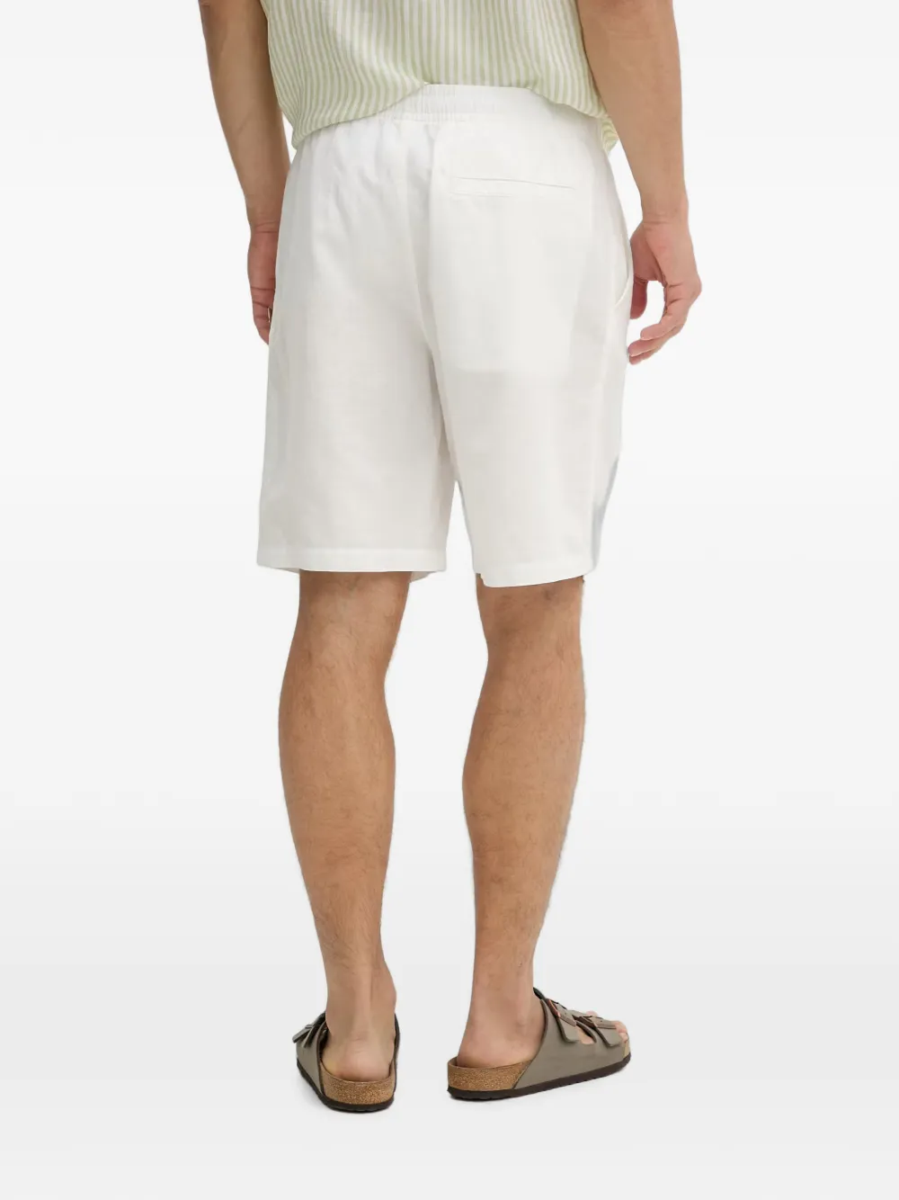 Lacoste Shorts met elastische taille Wit