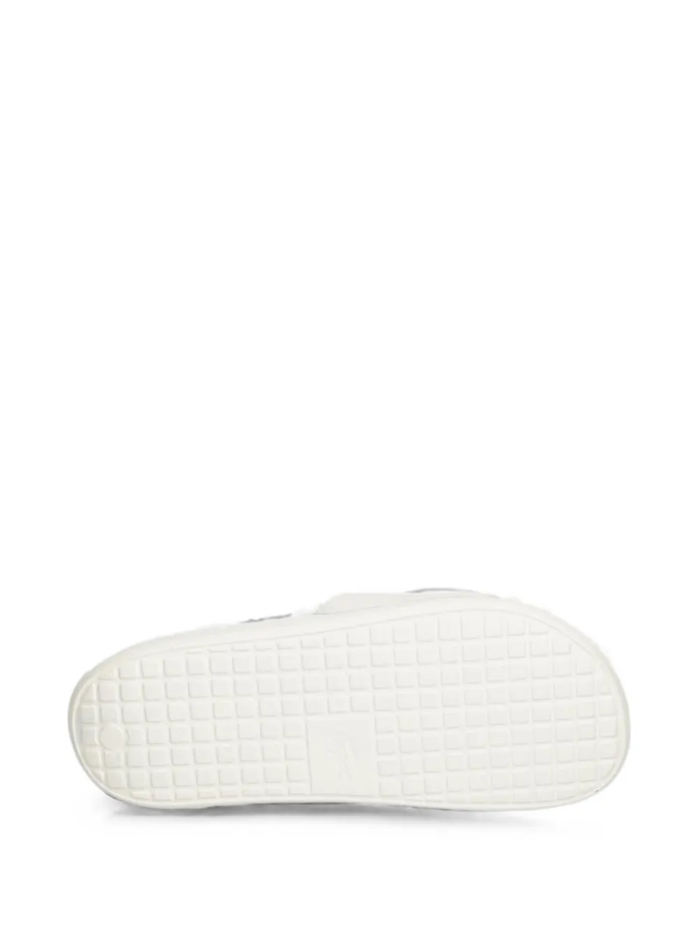 Lacoste Serve Slide 1.0 slippers met logo-patch Wit