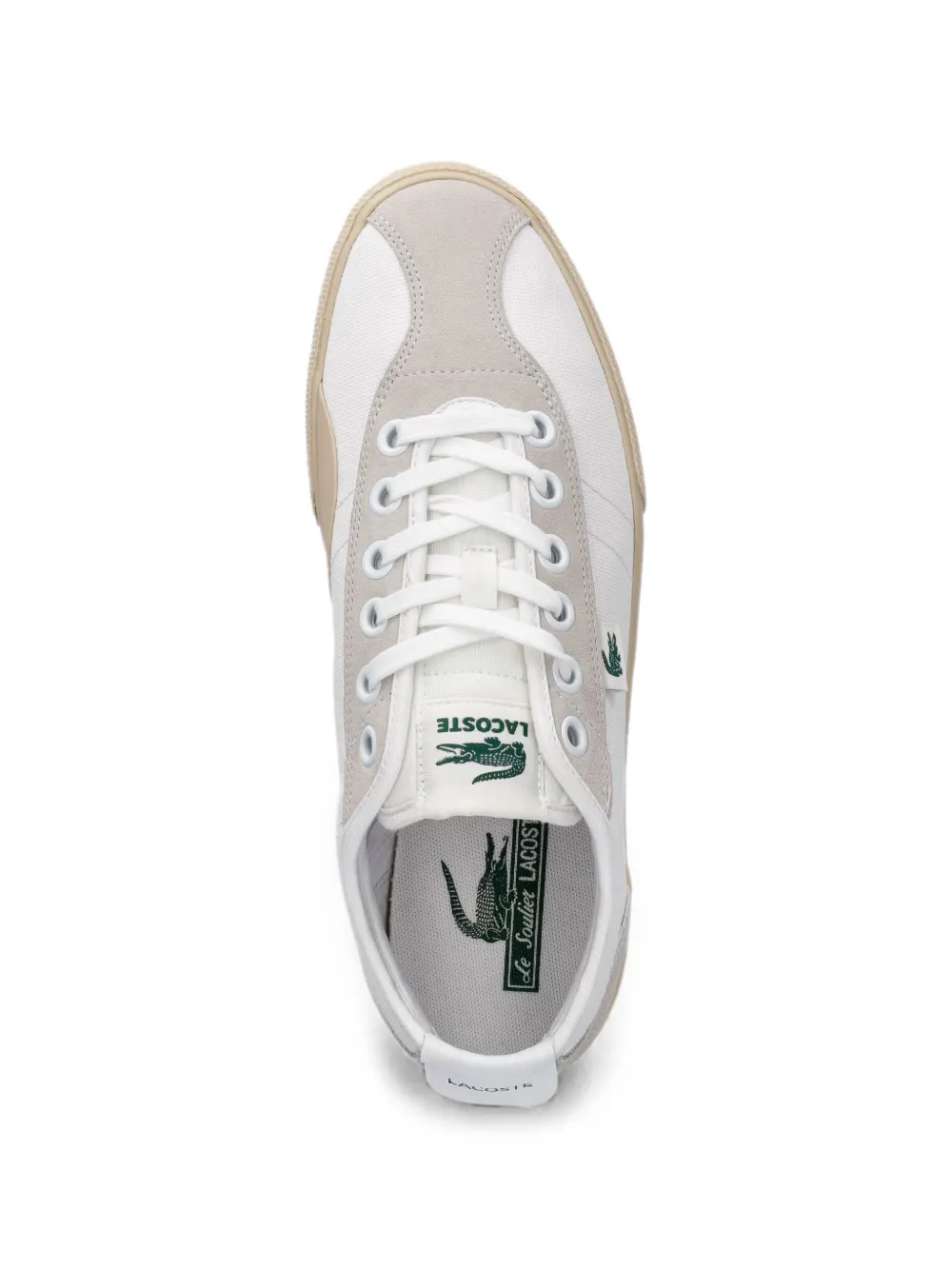 Lacoste Backslam sneakers met vlakken Wit