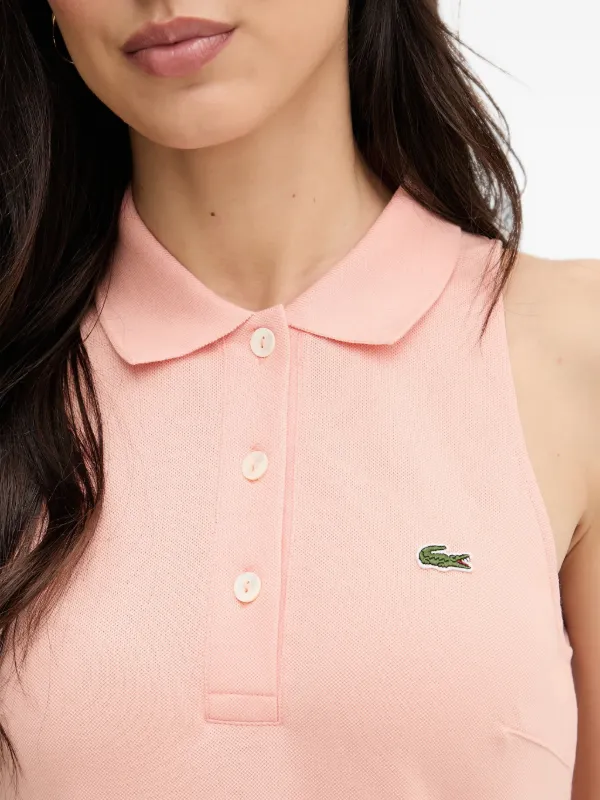 lacoste pink polo dress Girls' Piqu Polo Dress
