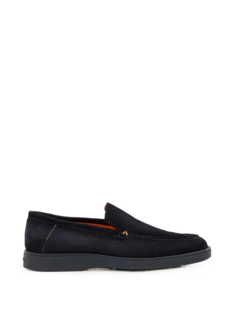Santoni mocasines con puntera de almendra