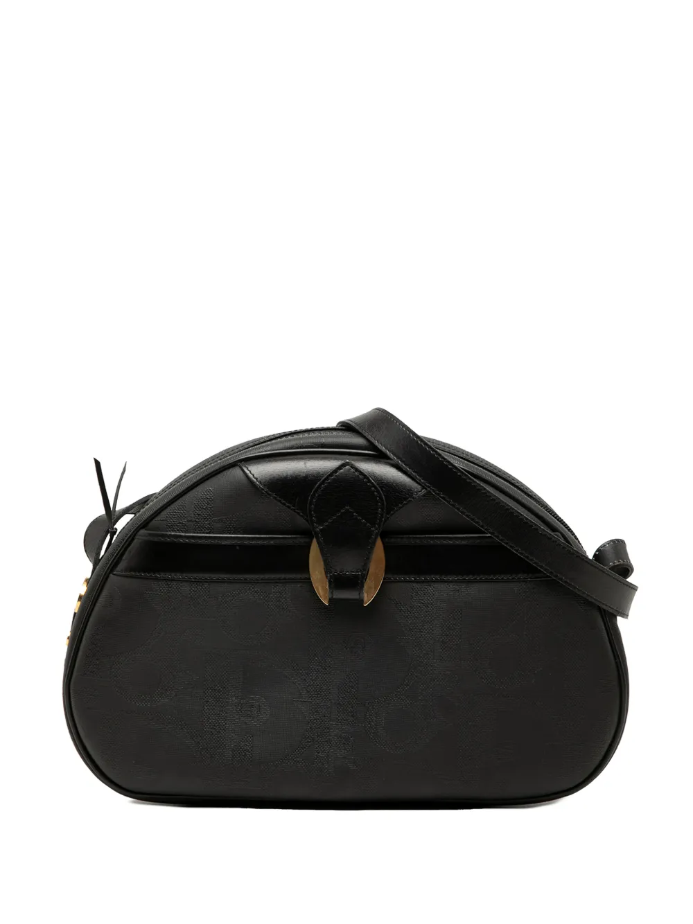Christian Dior Pre-Owned 20th Century Oblique Trotter Coated Canvas crossbody bag - Black