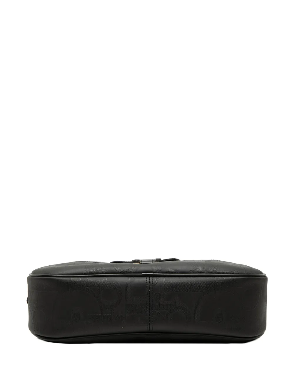 Dior Pre-owned 20th Century Oblique Trotter Coated Canvas Crossbody Bag in Black, view 4
