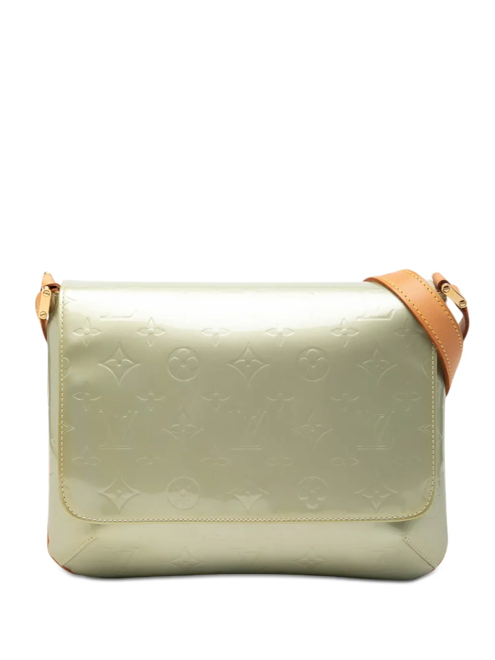 Louis Vuitton Pre-Owned Borsa a spalla Thompson Street in pelle Vernis con monogramma 2001 - Verde