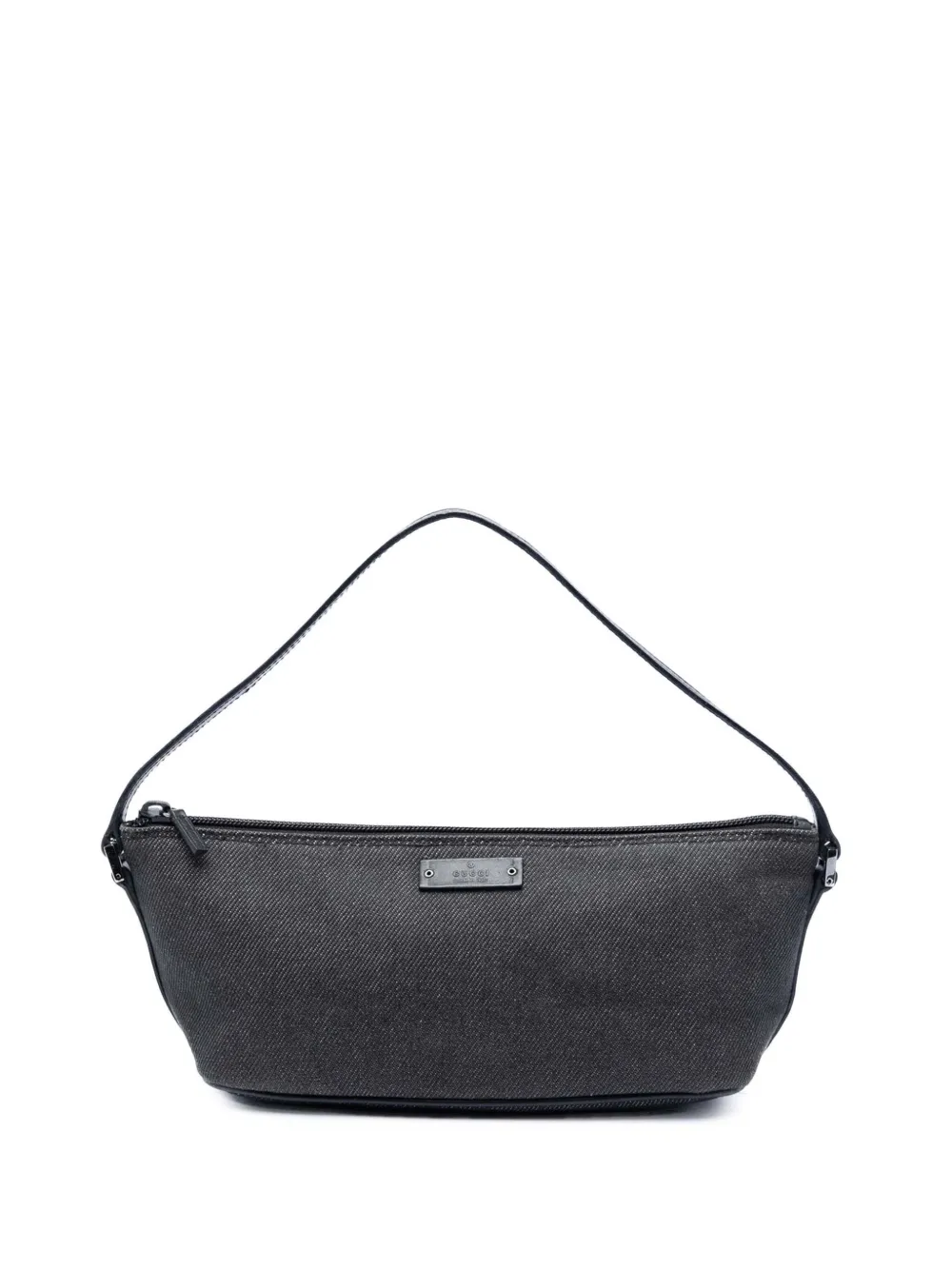 Gucci Pre-Owned Borsa a spalla Boat in denim 2000-2015 - Nero