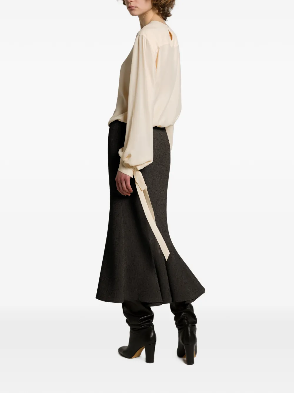 Alberta Ferretti Flared mini-rok Grijs
