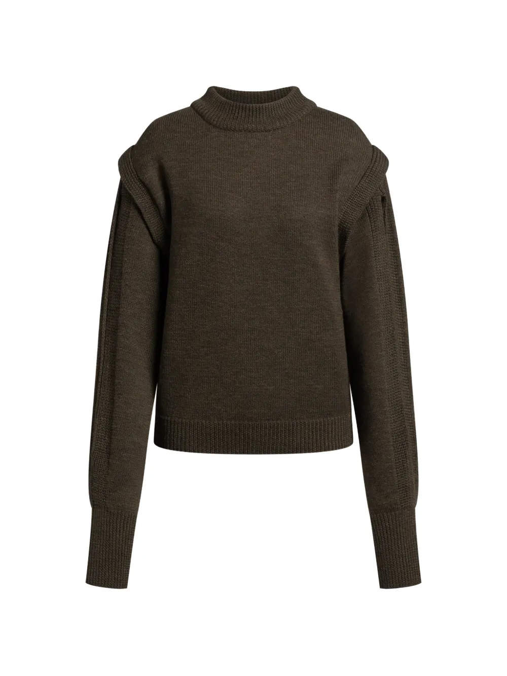 Alberta Ferretti Pullover im Layering-Look - Grün
