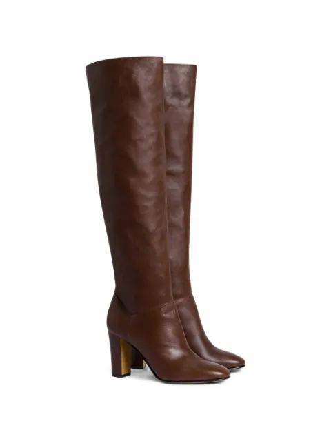 Alberta Ferretti botas altas con tacón cuadrado