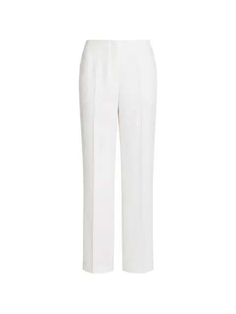 Alberta Ferretti pressed-crease straight-leg trousers