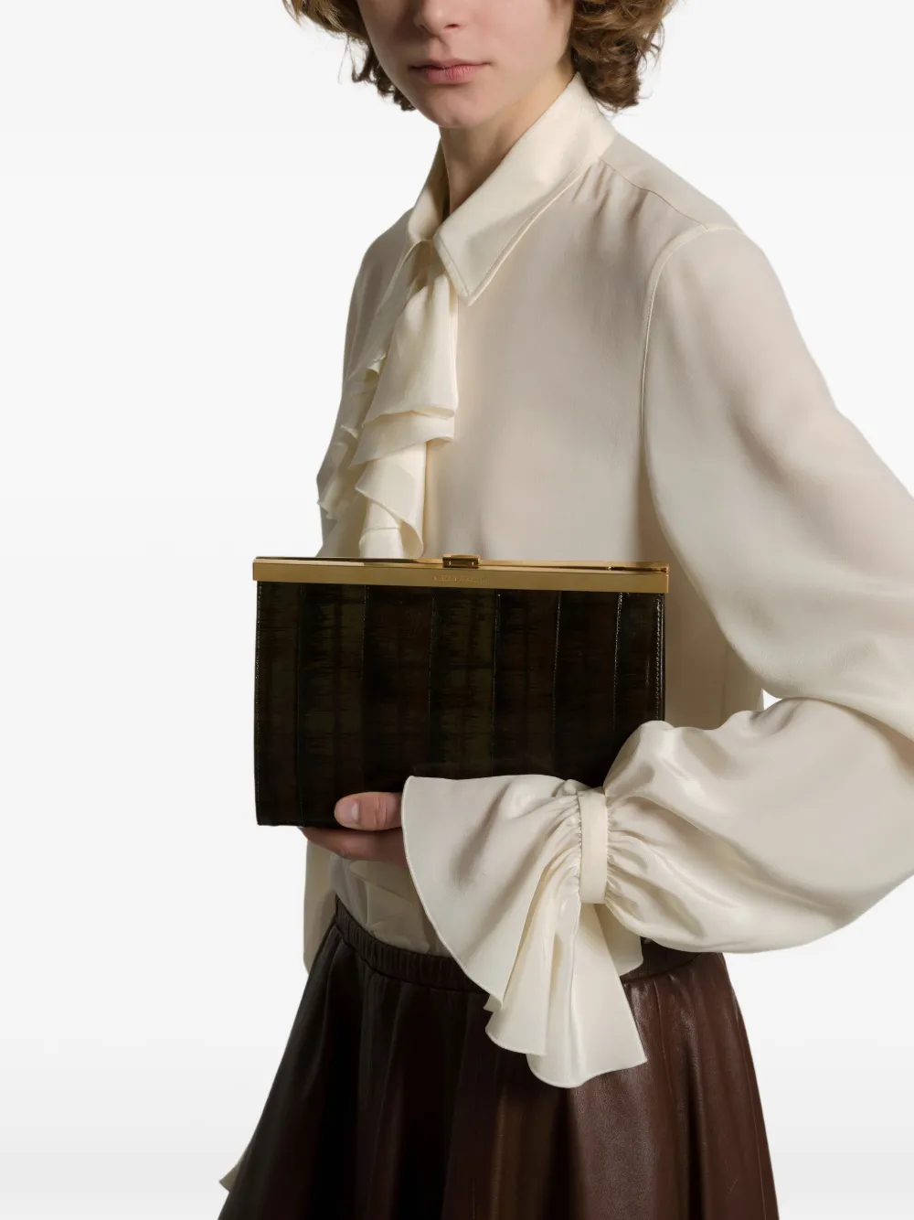 Alberta Ferretti Clutch Groen