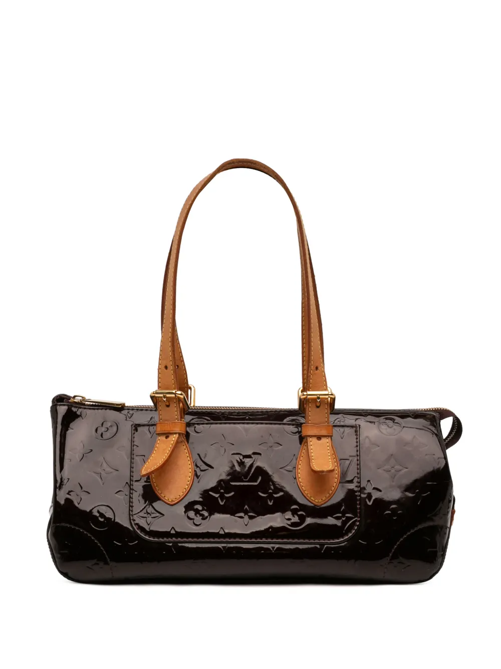 Louis Vuitton Pre-Owned Borsa a spalla Rosewood Avenue in pelle Vernis con monogramma 2007 - Viola
