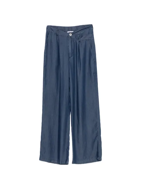 Clips wide-leg trousers