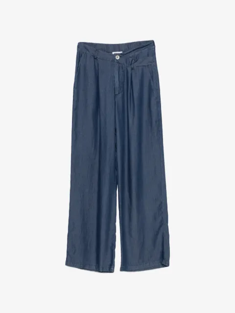 Clips wide-leg trousers