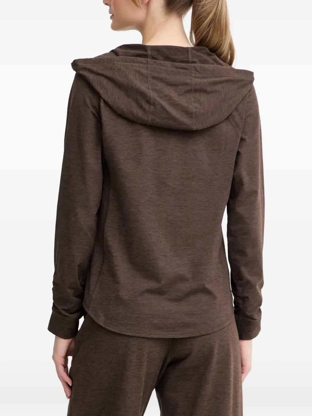 DKNY Hoodie met trekkoord Bruin
