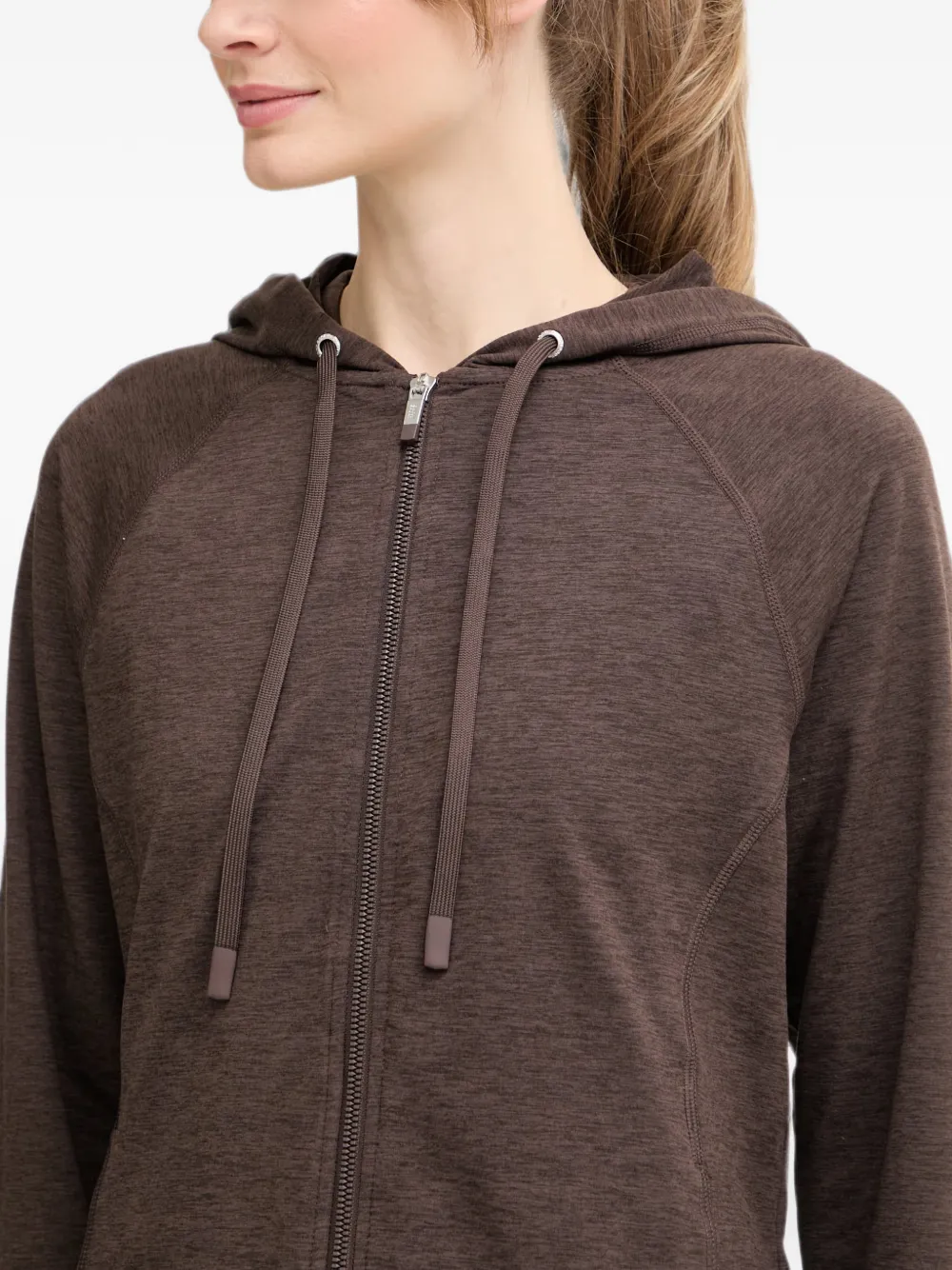 DKNY Hoodie met trekkoord Bruin